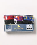 3Pヘ゛アテンホ゛クサーハ゜ンツ【POLOCHAMPS/ポロチャンプス】