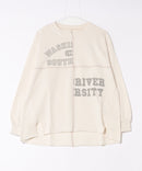 【C-FORT POINT/フォートポイント】裏毛 リメイク風 スウェットトレーナー