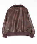 【BEVERLY HILLS POLO CLUB/ビバリーヒルズポロクラブ】フェイクレザー リブブルゾン