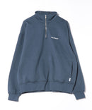 【BEN DAVIS/ベンデイビス】ワンポイントキモウハーフジップ ヘビーウェイトスウェット ワンポイント刺繍 裏起毛