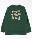 【TOM AND JERRY/トムとジェリー】刺繍 オーバーサイズ スウェットトレーナー