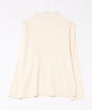 【C-FORT POINT/フォートポイント】リブボトルネック ニットプルオーバー