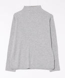 【C-FORT POINT/フォートポイント】リブボトルネック ニットプルオーバー