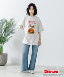 『グレムリン』 オリジナルデザイン 刺繍 Tシャツ ギズモ ドロップショルダー ビッグシルエット ユニセックス キャラクター