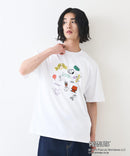 【PEANUTS /ピーナッツ】 オリジナルデザイン 刺繍 Tシャツ スヌーピー  ベル ドロップショルダー ビッグシルエット ユニセックス キャラクター