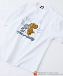 新柄追加!!【TOM AND JERRY/トムとジェリー】オリジナルデザイン 刺繍 Tシャツ ジェリー タフィー ドロップショルダー ビッグシルエット ユニセックス キャラクター