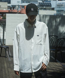 【UNIIT × RED CAP GIRL 】ナチュラル ストレッチ ルーズ シャツ