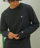 USAコットン ワンポイント ロング Tシャツ ロンT   サスティナブル CHAMPION チャンピオン