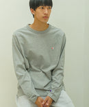 USAコットン ワンポイント ロング Tシャツ ロンT   サスティナブル CHAMPION チャンピオン
