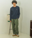 USAコットン ワンポイント ロング Tシャツ ロンT   サスティナブル CHAMPION チャンピオン