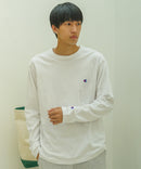 USAコットン ワンポイント ロング Tシャツ ロンT   サスティナブル CHAMPION チャンピオン