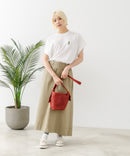 フレンチスリーブ ワンポイント刺繍Tシャツ【TeddyBear/テディベア】