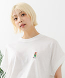 フレンチスリーブ ワンポイント刺繍Tシャツ【TeddyBear/テディベア】