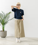 クロップド丈 ワンポイント刺繍Tシャツ【TeddyBear/テディベア】