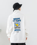 【(What it isNt)ART BY MARKGONZALES / (ワットイットイズント) アートバイ マークゴンザレス 】バックプリントハーフジップ