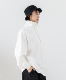 【(What it isNt)ART BY MARKGONZALES / (ワットイットイズント) アートバイ マークゴンザレス 】バックプリントハーフジップ