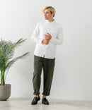 【BLUE STANDARD/ブルースタンダード】コットン100% オックスボタンダウンシャツ レギュラーシルエット ビズ オフィスカジュアル オンでもオフでも