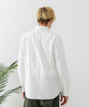 【BLUE STANDARD/ブルースタンダード】コットン100% オックスボタンダウンシャツ レギュラーシルエット ビズ オフィスカジュアル オンでもオフでも