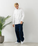 【BLUE STANDARD/ブルースタンダード】コットン100% オックスレギュラーカラー リラックスシルエットシャツ ビズ オフィスカジュアル オンでもオフでも