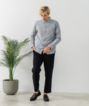 【BLUE STANDARD/ブルースタンダード】コットン100% オックスボタンダウンシャツ レギュラーシルエット ビズ オフィスカジュアル オンでもオフでも