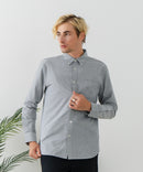 【BLUE STANDARD/ブルースタンダード】コットン100% オックスボタンダウンシャツ レギュラーシルエット ビズ オフィスカジュアル オンでもオフでも