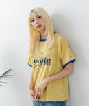 【CONVERSE/コンバース】ネップスラブ アーカイブロゴ リンガーTシャツ zo