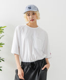 【SAVIER/サビアー】×【ZERO STAIN/ゼロステイン】コラボ ラグランスリーブ ポケット付 Tシャツ