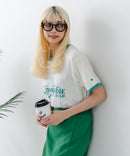 【CONVERSE/コンバース】ネップスラブ アーカイブロゴ リンガーTシャツ zo