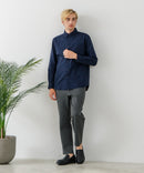 【BLUE STANDARD/ブルースタンダード】コットン100% オックスボタンダウンシャツ レギュラーシルエット ビズ オフィスカジュアル オンでもオフでも