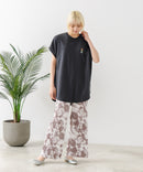 フレンチスリーブ ワンポイント刺繍Tシャツ【TeddyBear/テディベア】