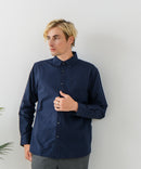 【BLUE STANDARD/ブルースタンダード】コットン100% オックスボタンダウンシャツ レギュラーシルエット ビズ オフィスカジュアル オンでもオフでも