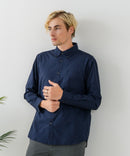 【BLUE STANDARD/ブルースタンダード】コットン100% オックスボタンダウンシャツ レギュラーシルエット ビズ オフィスカジュアル オンでもオフでも