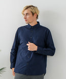 【BLUE STANDARD/ブルースタンダード】コットン100% オックスボタンダウンシャツ レギュラーシルエット ビズ オフィスカジュアル オンでもオフでも