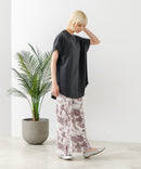 フレンチスリーブ ワンポイント刺繍Tシャツ【TeddyBear/テディベア】