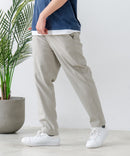 快適!スーパーストレッチイージーパンツ イージーケア 接触冷感 前開き ウエストゴム UVカット【Blue Standard:ブルースタンダード】