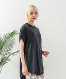 フレンチスリーブ ワンポイント刺繍Tシャツ【TeddyBear/テディベア】