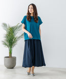 【汗染みの目立ちにくいTシャツ ZEROSTAIN/ゼロステイン】ロールカフラウンドヘムTシャツ レディース 汗染み防止 撥水加工 多機能 zo