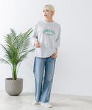 8分袖 切替 Tシャツ  CONVERSE コンバース