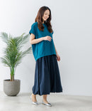 【汗染みの目立ちにくいTシャツ ZEROSTAIN/ゼロステイン】ロールカフラウンドヘムTシャツ レディース 汗染み防止 撥水加工 多機能 zo