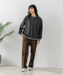 【U.S. POLO ASSN./ユーエスポロアッスン】Vネック リブライン 裏起毛 スウェットトレーナー