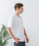 ZEROSTAIN Vネック Tシャツ 防汚 UVカット 汗染みの目立ちにくいTシャツ