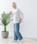 8分袖 切替 Tシャツ  CONVERSE コンバース