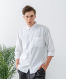 COOLMAXリネンミックス7分袖シャツ【BLUE STANDARD/ブルースタンダード