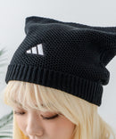 ネコミミ ニット キャップ ADIDAS