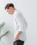 COOLMAXリネンミックス7分袖シャツ【BLUE STANDARD/ブルースタンダード