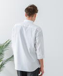 COOLMAXリネンミックス7分袖シャツ【BLUE STANDARD/ブルースタンダード