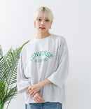 8分袖 切替 Tシャツ  CONVERSE コンバース