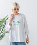 8分袖 切替 Tシャツ  CONVERSE コンバース