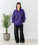 【(What it isNt)ART BY MARKGONZALES / (ワットイットイズント) アートバイ マークゴンザレス 】バックプリントハーフジップ