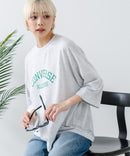 8分袖 切替 Tシャツ  CONVERSE コンバース